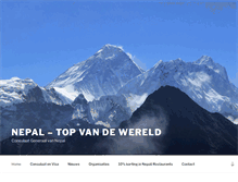 Tablet Screenshot of nepal.nl