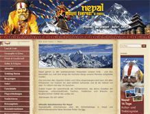 Tablet Screenshot of nepal.de
